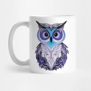 Abstract Owl Mug